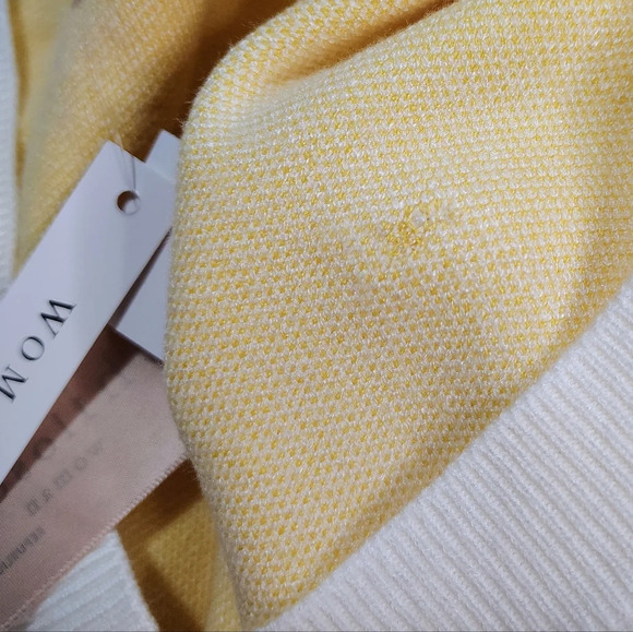 Philosophy women's sweater V neck, knit, pull on, striped, long sleeve, 1X. - Picture 14 of 16